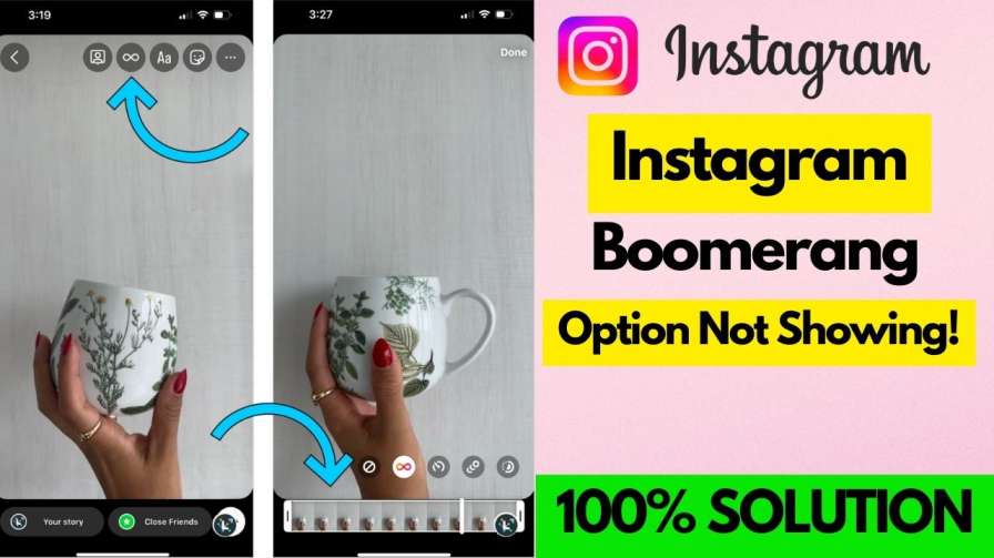 Instagram Boomerang Option
